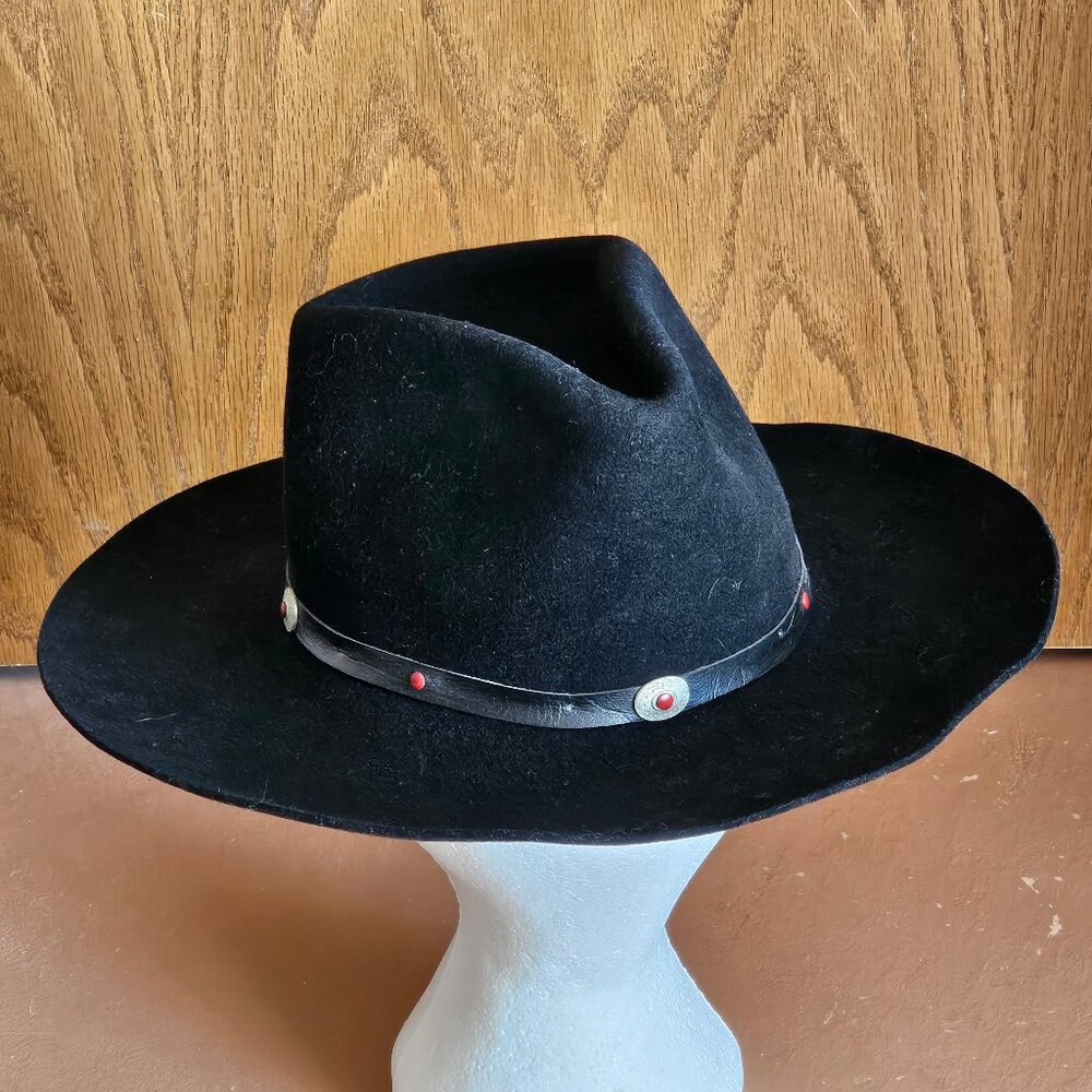 Vintage Miller Bros Mens Pure Wool Felt Cowboy Western Hat